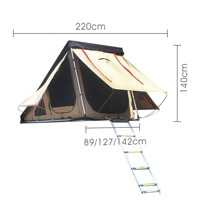 Carpa plegable de techo